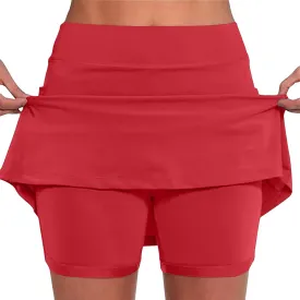 Athletic Skorts for Women Dressy Casual High Waisted Tennis Skirts Skater Cute Workout Yoga Hiking A Line Mini Skirts