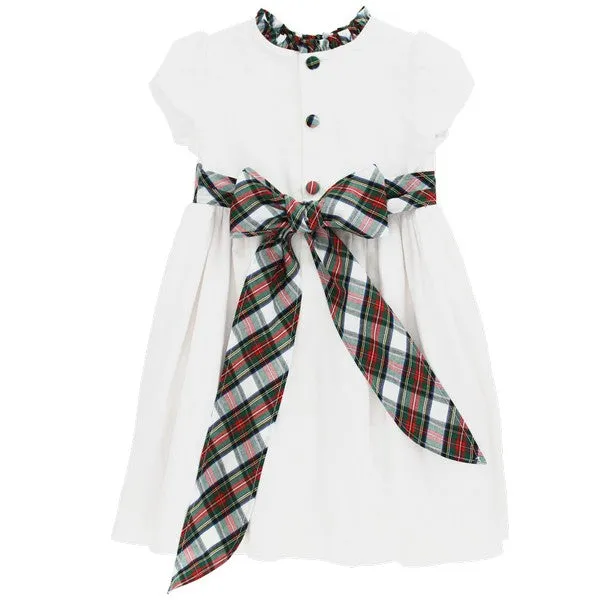 Evergreen W/ White Cord-Dress
