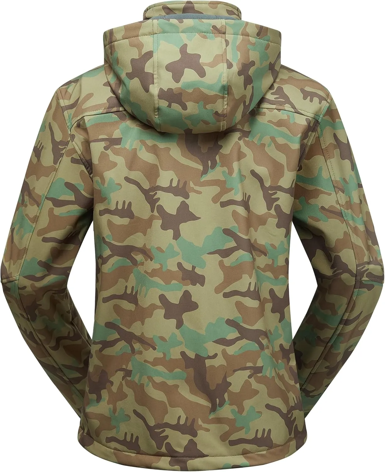 Little Donkey Andy Mens Softshell Jacket with Removable Hood, Fleece Lined