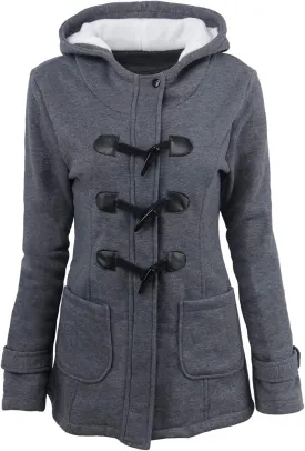 PeQAQ Women 2023 Winter Coat Plus Size Thicken Warm Wool Blend Windbreaker Jackets Fashion Fleece Lined Trench Coat Overcoats