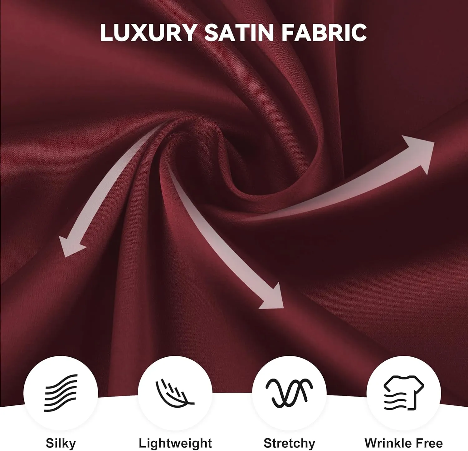 WARHORSEE Mens Silk Satin Dress Shirts Shiny Long Sleeve Button Down Shirt Party Prom Wedding Shirt