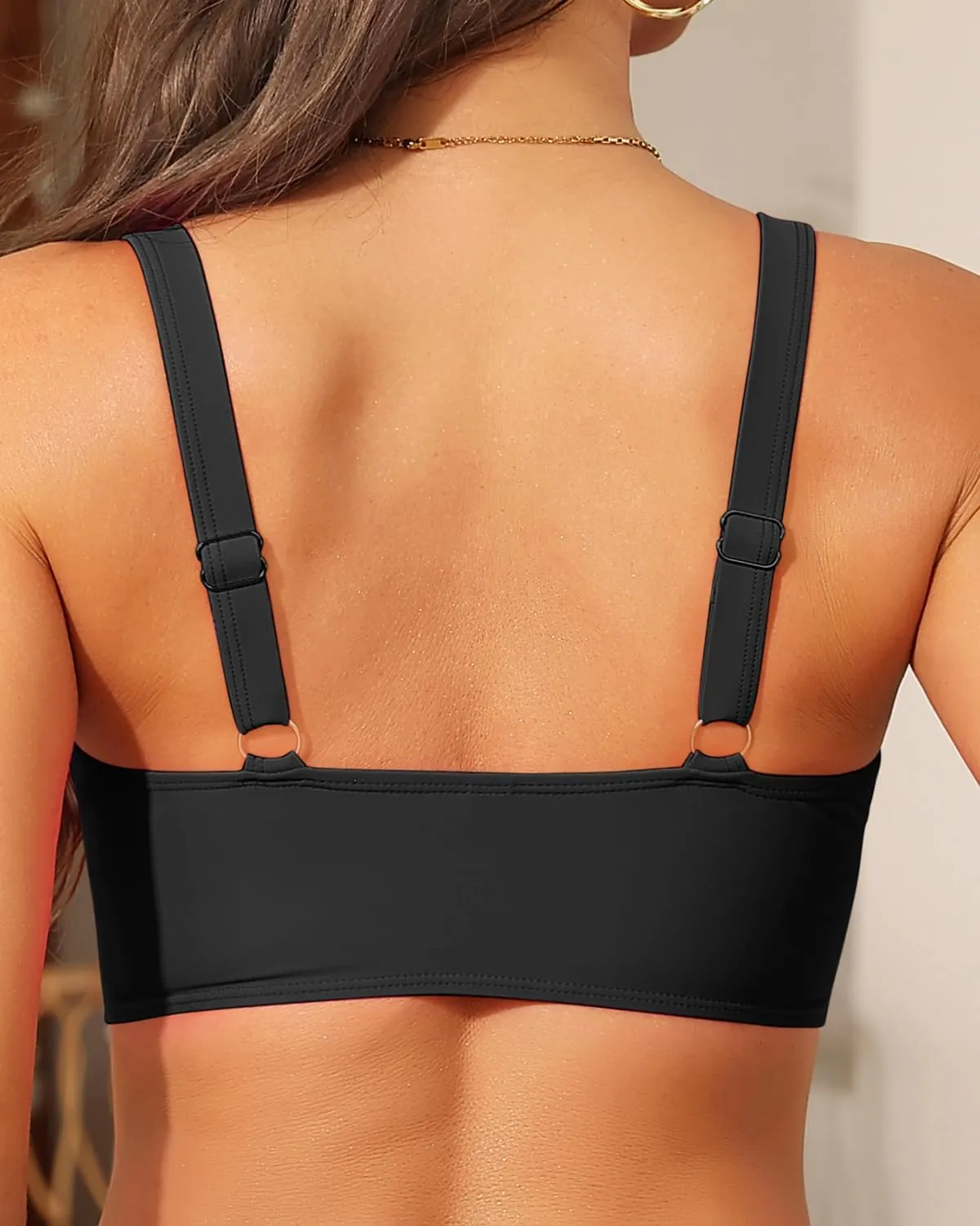 Women Bikini Top Only - Push Up Large Bust Swimsuit Top 2025 Twist Front Bathing Suit